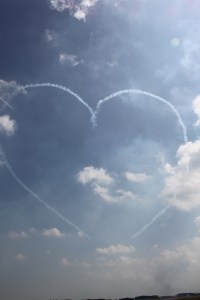 Red Arrows at Waddington Air Show 2013