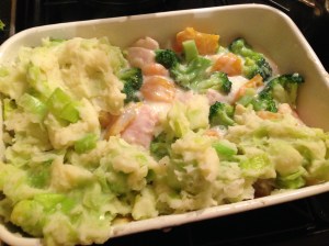 Fisherman's Pie with Leeky Mash