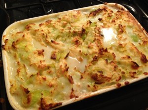 Fisherman's Pie with Leeky Mash