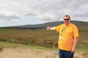 Cameron at Ribblehead Viaduct