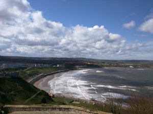 View from the top of Scarborough Castle