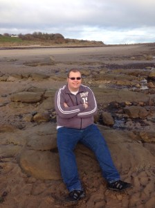 Cameron on Alnmouth Beach