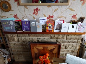 Get Well Cards from my lovely friends and family