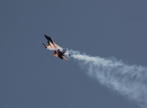 Netherlands Air Force F16 at Waddington Air show 2013