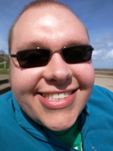 The face of a man who just proposed!