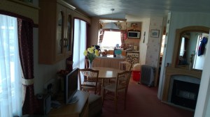 Dining room and kitchen