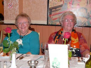Grandma and her friend Joyce at her 80th Birthday