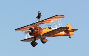 Breitling Wing Walkers at Waddington Air Show 2013