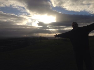 Cameron Photo-bombing my picture