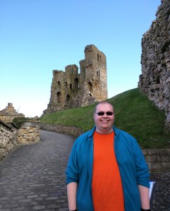 Cameron at Scarborough Castle