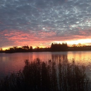 Red sky in the morning, shepherd's warning! #nofilter
