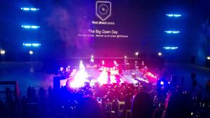 Welcome presentation at Leeds First Direct Arena